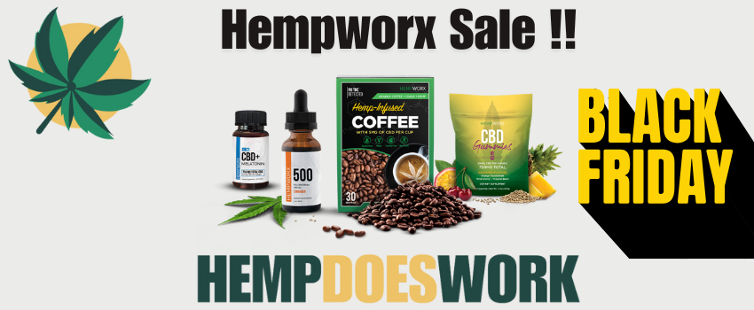Hemp Does Work: Limited Time Black Friday & Cyber Monday Offers on Hempworx