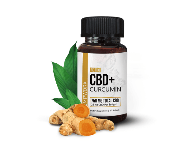 Hempworx CBD Curcumin Softgels